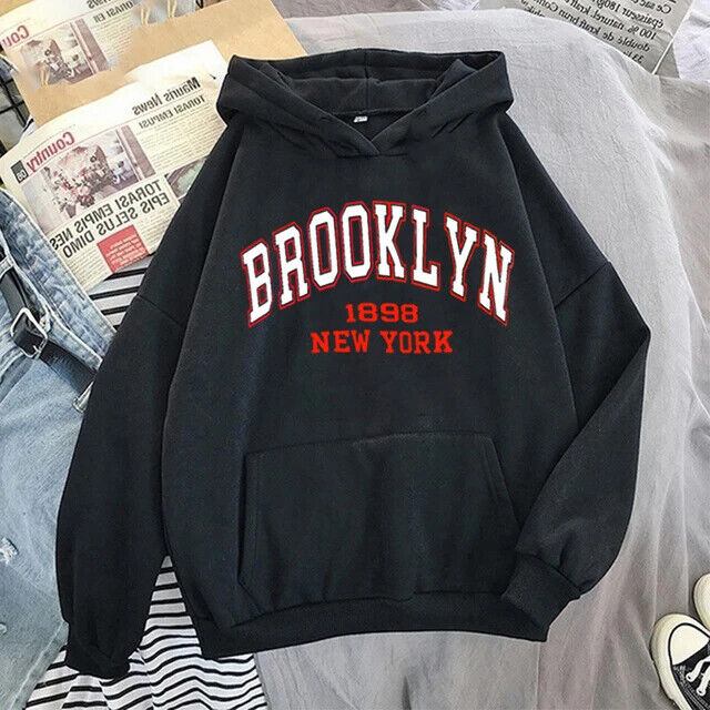 HABO Brooklyn Hoodie Männer Damen Kinder Sweatshirt New York Retro Streetwear 