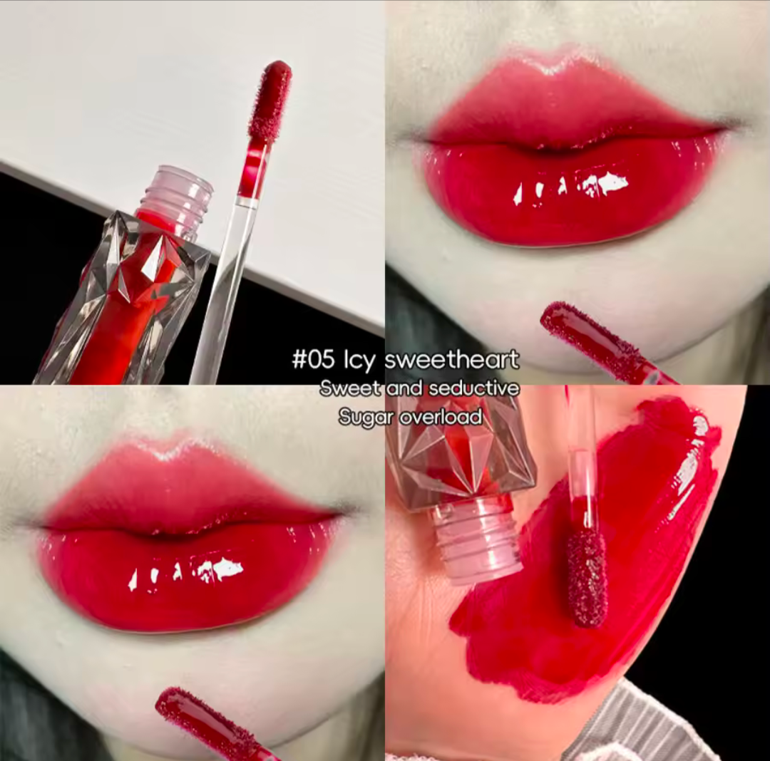 Korean Style Lipgloss langlebig feuchtigskeitsspend wasserfest glossy