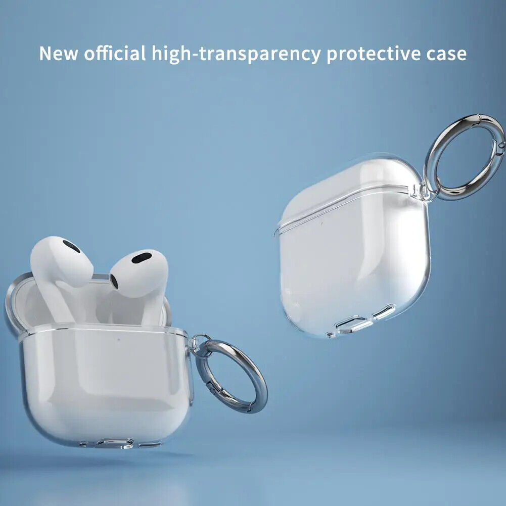 HABO Case Airpods transparente Schutzhülle für Airpods 4 Klare Abdeckung