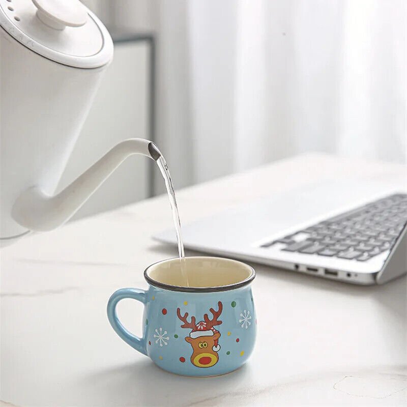 Keramik Tassen niedliche Kaffeetassen Dekoration Kaffeetasse Weihnachtsgeschenk