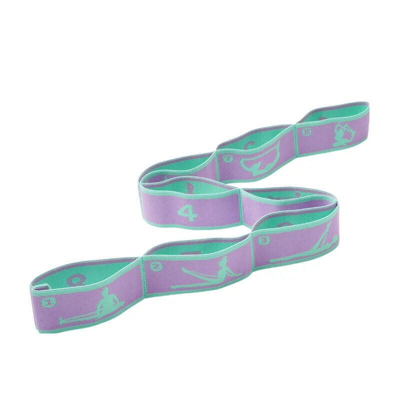 HABO Band Yoga Stretching Gürtel Elastische Bänder für Pilates Trainings
