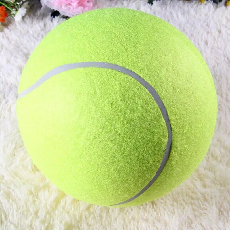 Hundespielzeug Tennis Ball Riesen Ball für Hunde zum Kauen und Werfen Plüschball