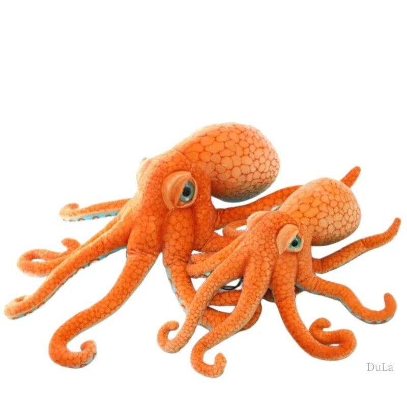 HABO 55cm Oktopus Tintenfisch Krake Kuscheltier Realistisch Meer Geschenk Kinder