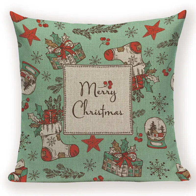 Weihnachtliche Kissenbezüge Weihnachtsdekorationen Kissen Christmas Geschenk