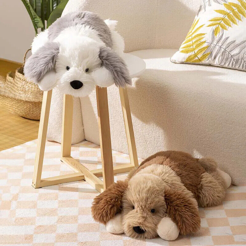 Riesiges Plüschtier, Großer Schlafender Hund weiches Plüschkissen Kinder