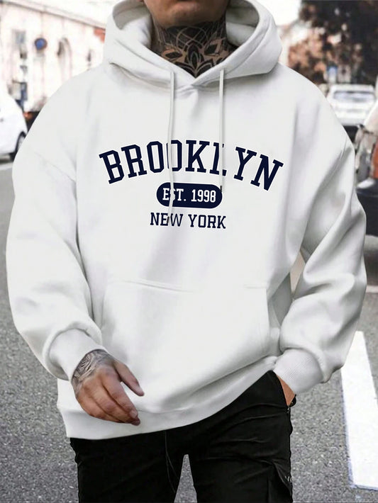 HABO Brooklyn New York Männer Hoodie – Oversize Hoody, Mode Trainingsanzug