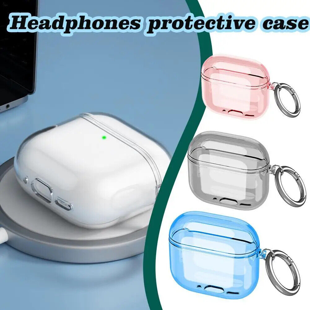 HABO Case Airpods transparente Schutzhülle für Airpods 4 Klare Abdeckung