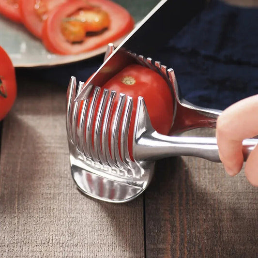 HABO Edelstahl Handheld Obst- und Gemüseschneider – Cutter für die Küche