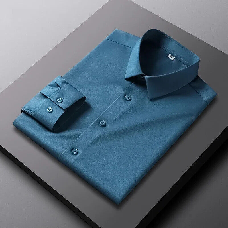 Business Hemden Business Casual Lang Arm Hemd Herren Antifalten Material premium