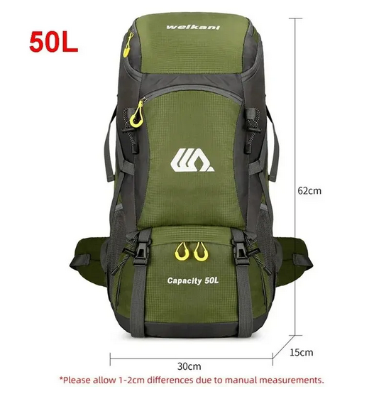 Rucksack 50L 50 Liter Reiserucksack Wanderrucksack leicht bequem Outoor