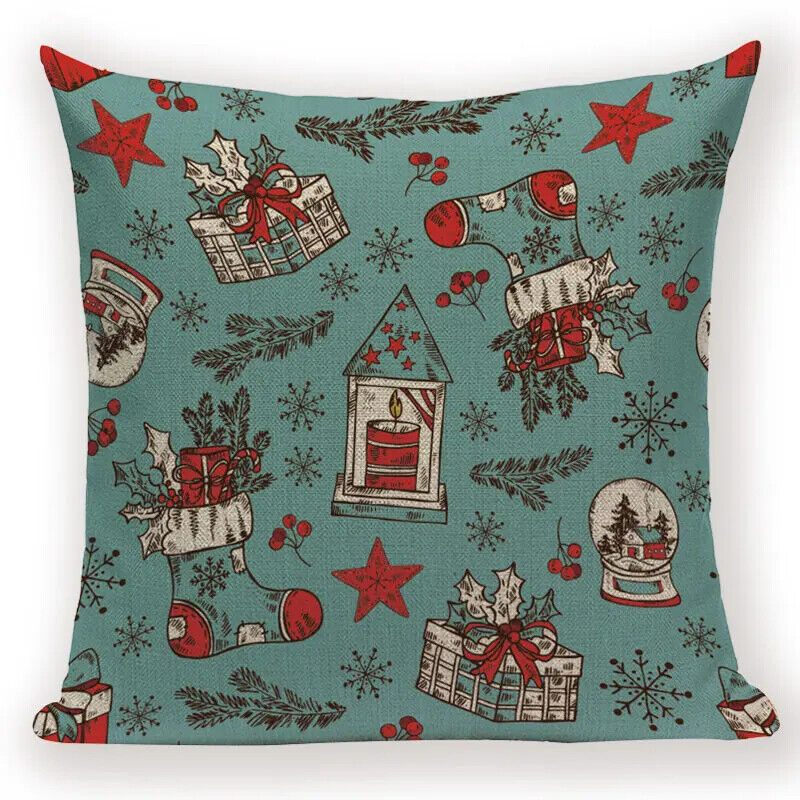 Weihnachtliche Kissenbezüge Weihnachtsdekorationen Kissen Christmas Geschenk