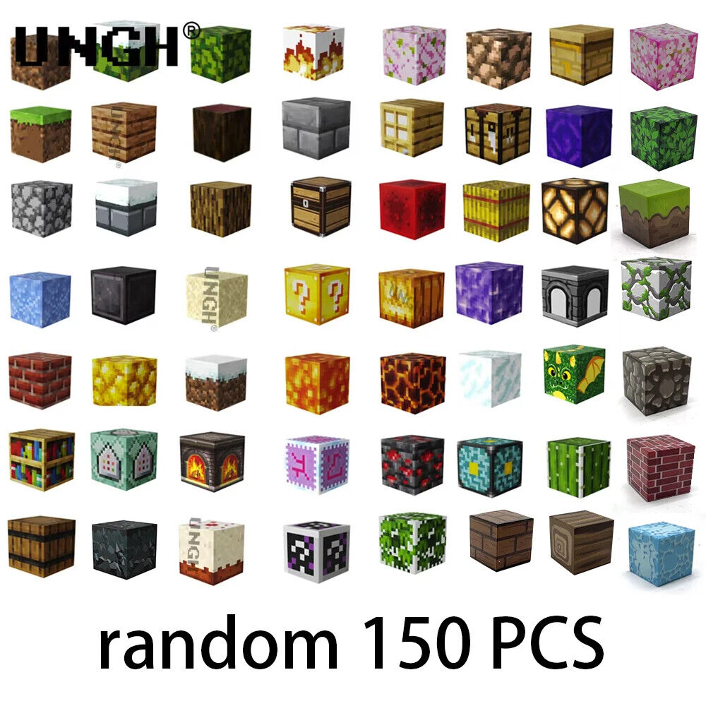 Minekraft magnetische Bausteine Magnetblock Baustein Puzzle Spielzeug Bauset 