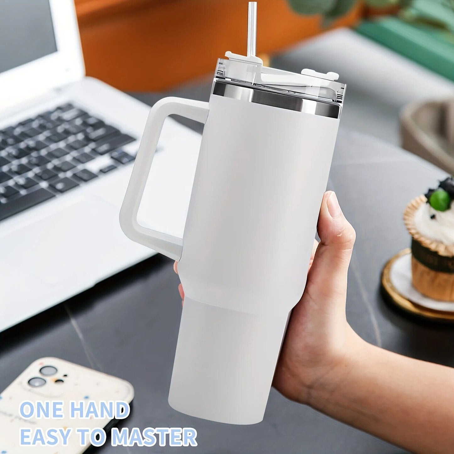 HABO Tumbler – Vakuumisolierte Edelstahl-Thermoskanne, Individueller Reisebecher
