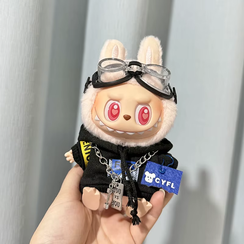 Mini Plüsch Puppe Kleidung Outfit Geschenk für Mädchen 