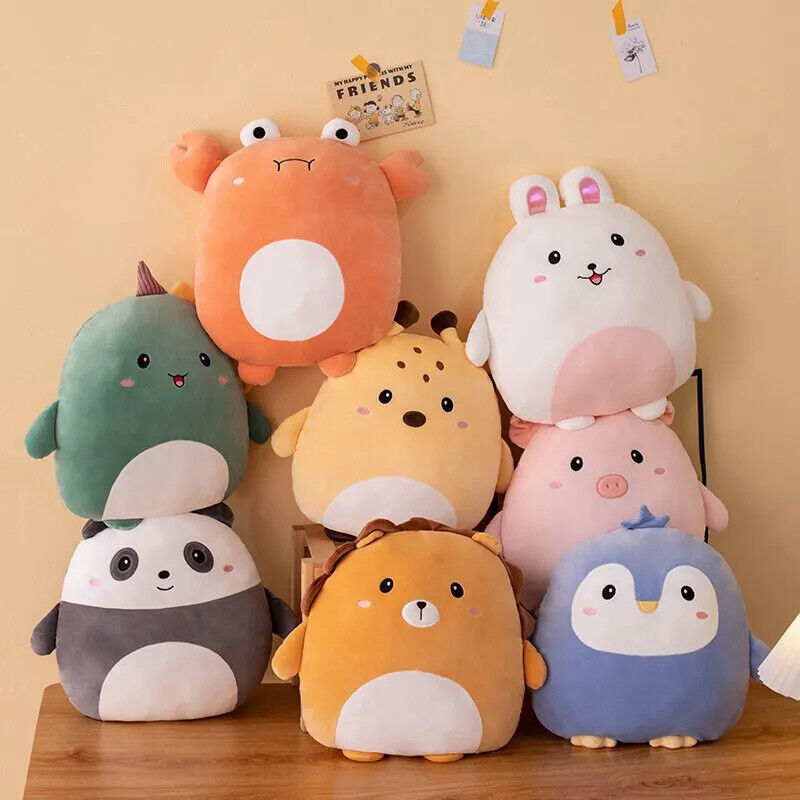 Squishy Stofftiere Zoo Tiere Plüschkissen Plüschtiere Hase Schwein Pinguin 40 CM