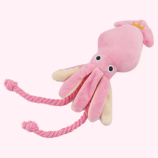 Oktupus Plüschtier Kuscheltier Pink für Kinder und Haustiere Geschenk