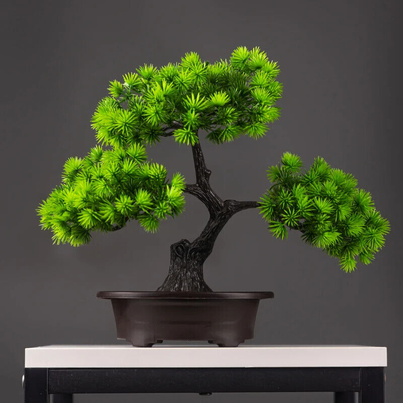 HABO 27 Cm Künstlicher Bonsai Pinien Baum Dekoration Einrichtung Tisch Deko