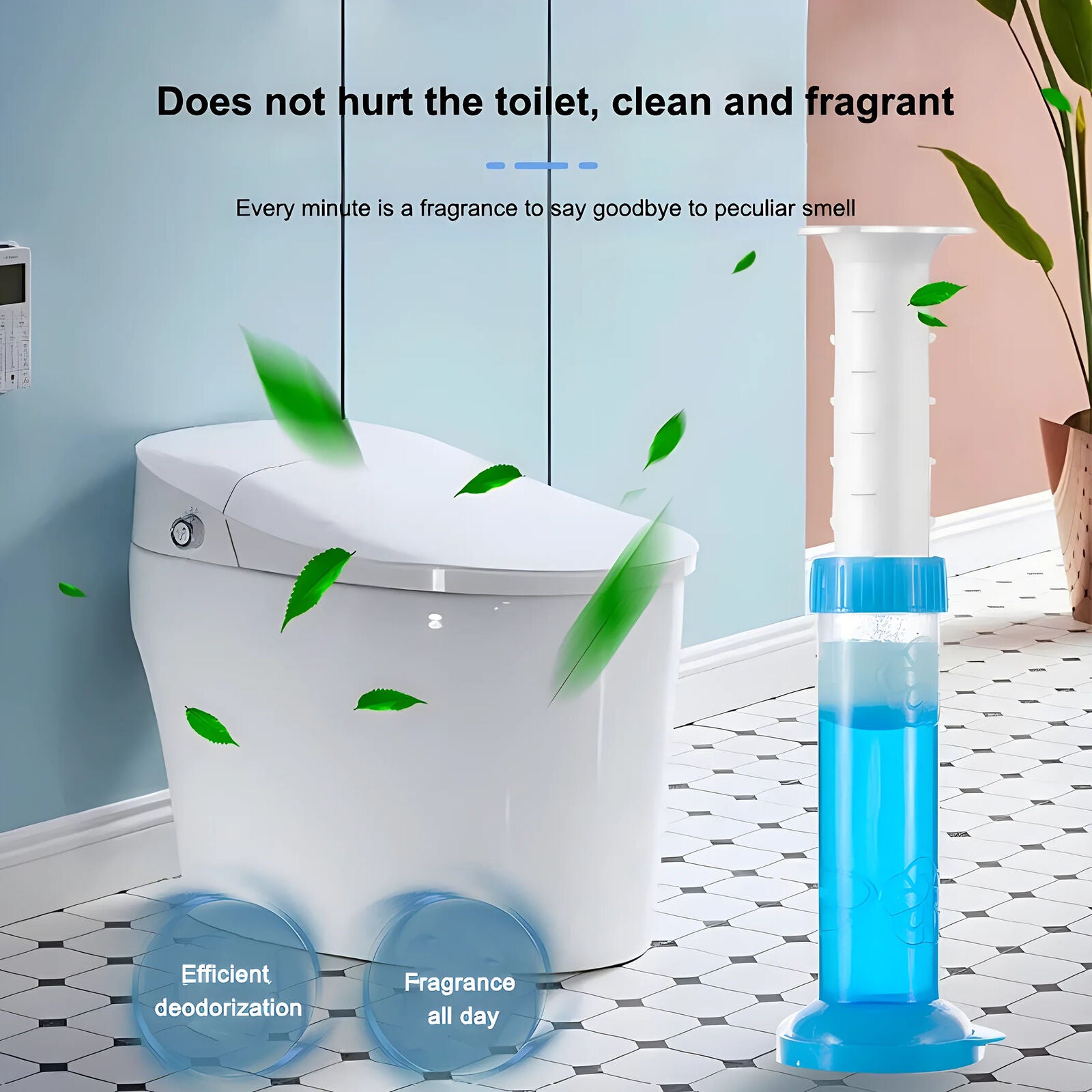 HABO Blume Toilettenreiniger Gel Aromatisches Reinigungsmittel Geruchsentfernung