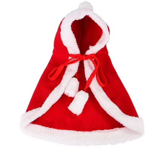 Katzen Kostüm Santa Weihnachtsmann Katze/Hund Haustier Weihnachten Cape Kostüm