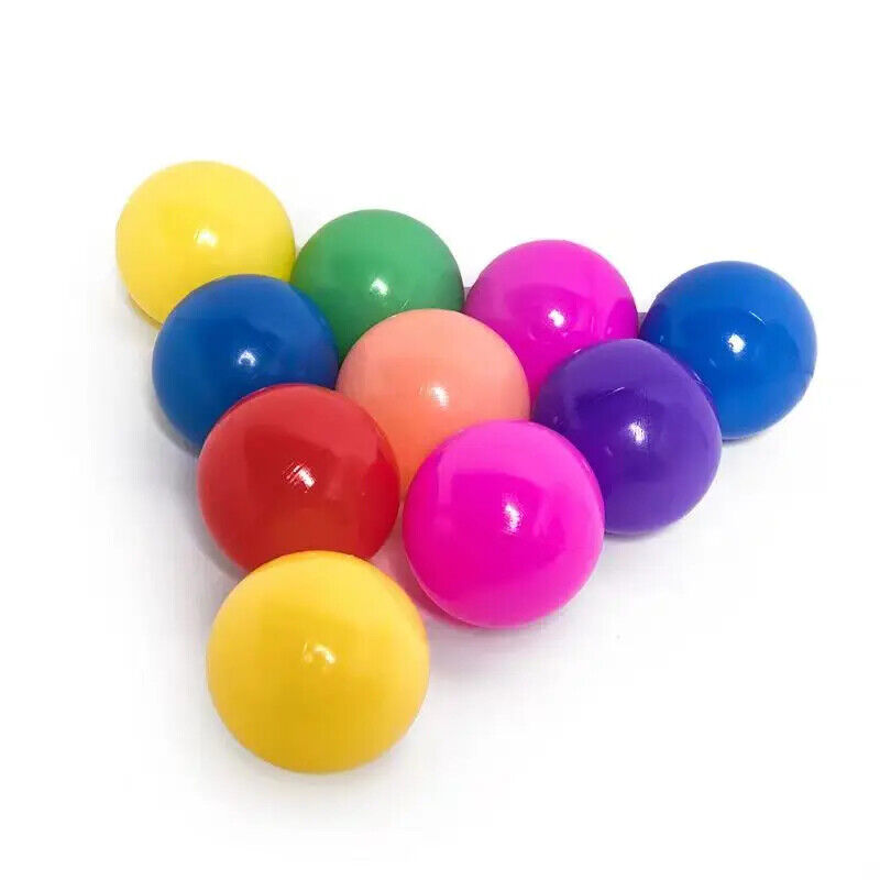HABO 100 Stück Bälle Für Bällebad KInder Geschenk Spielzeug Ball Bunt 