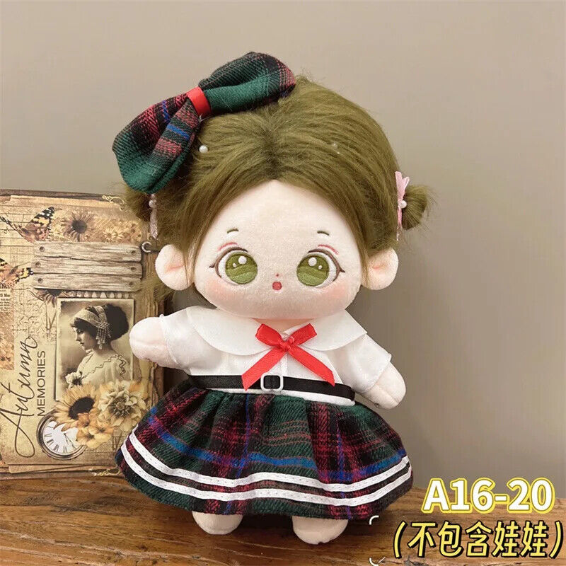 Prinzessinnenkleid für 20 cm Idol-Puppen – Zubehör für Super-Star-Plüschpuppen