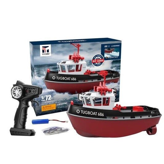 Ferngesteuertes Fischerboot Schiff Boot RC 2,4 Schlepper Hafen Fernbedienung