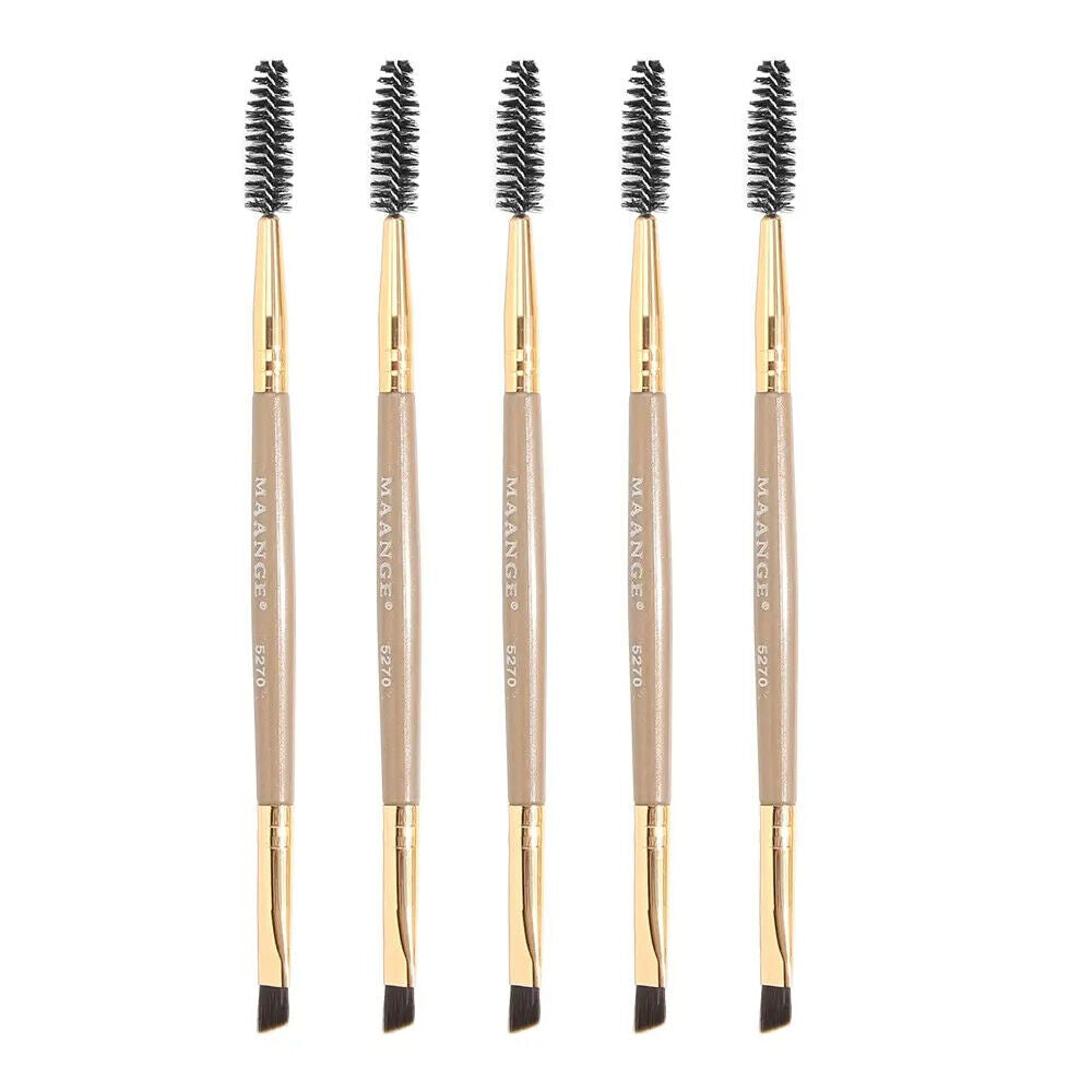 HABO 5 Stück Augenbrauen Kamm Bürste Lidschatten Make Up Pinsel Beauty Frauen