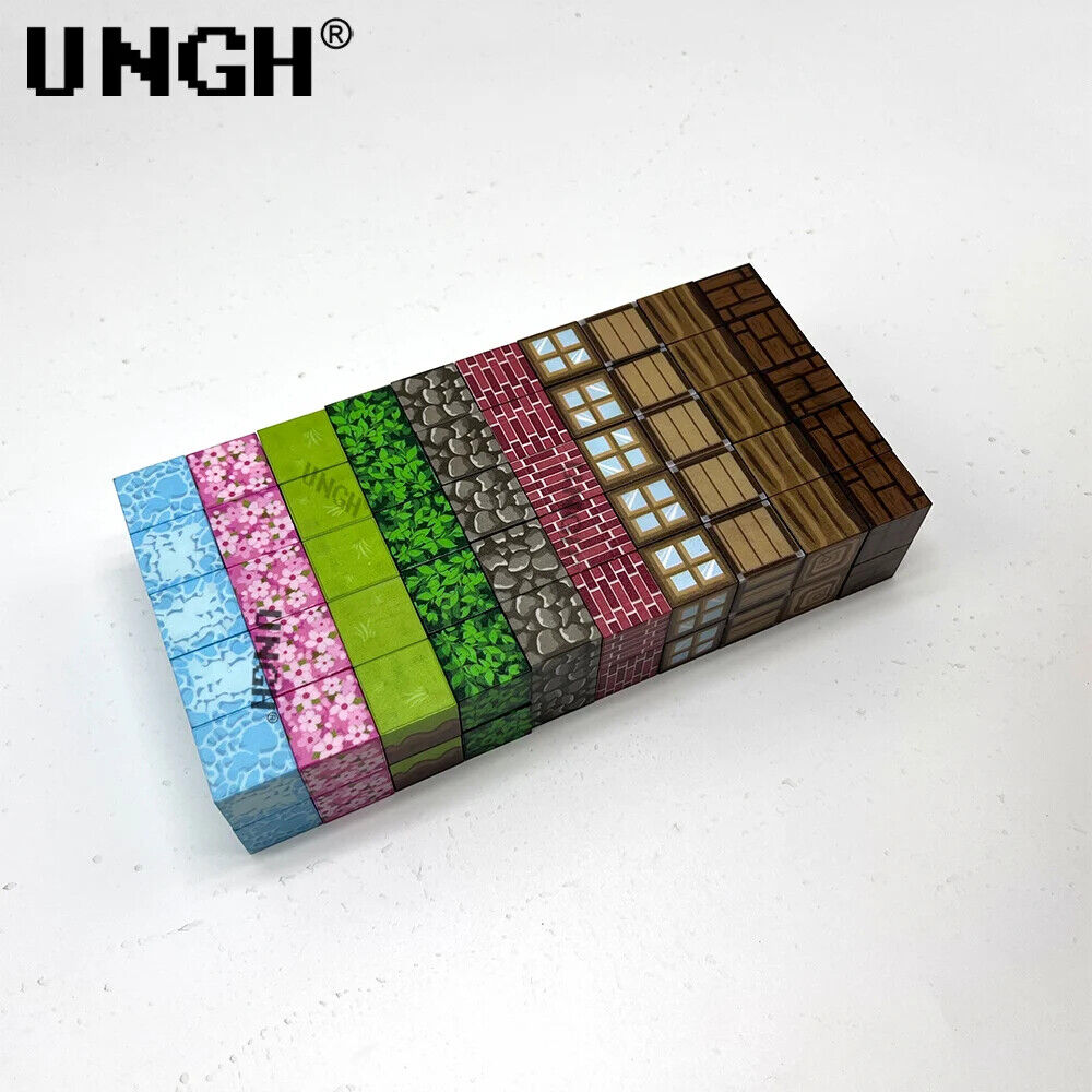 Minekraft magnetische Bausteine Magnetblock Baustein Puzzle Spielzeug Bauset 