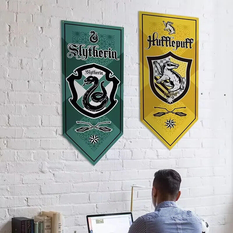 Harald Potter Hogwarts Flaggen 40x120cm Zauber Film Dekoration Geschenk Party