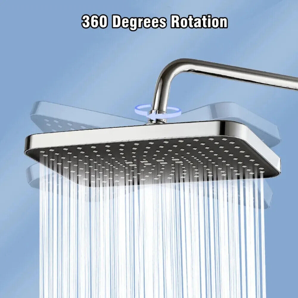 HABO Regendusche 29,5cm Duschkopf Brause Riesig 360° Drehbar Wassersparennd