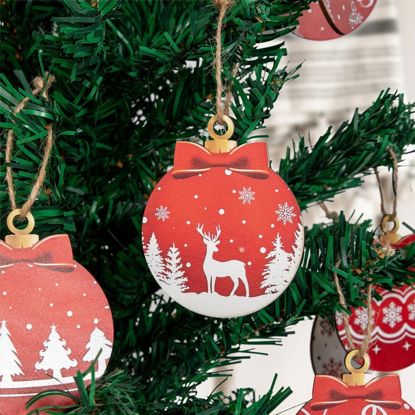 HABO Christbaum Kugeln Weihnachtsdekoration Weihnachtsbaum Anhänger Ornamente 