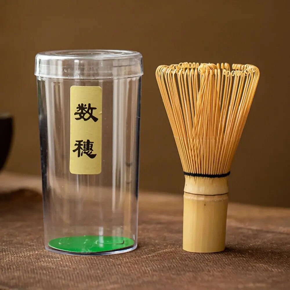 Matcha Besen Grüntee Japanisch Pulver Schneebesen Traditionell Bambus Teeservice