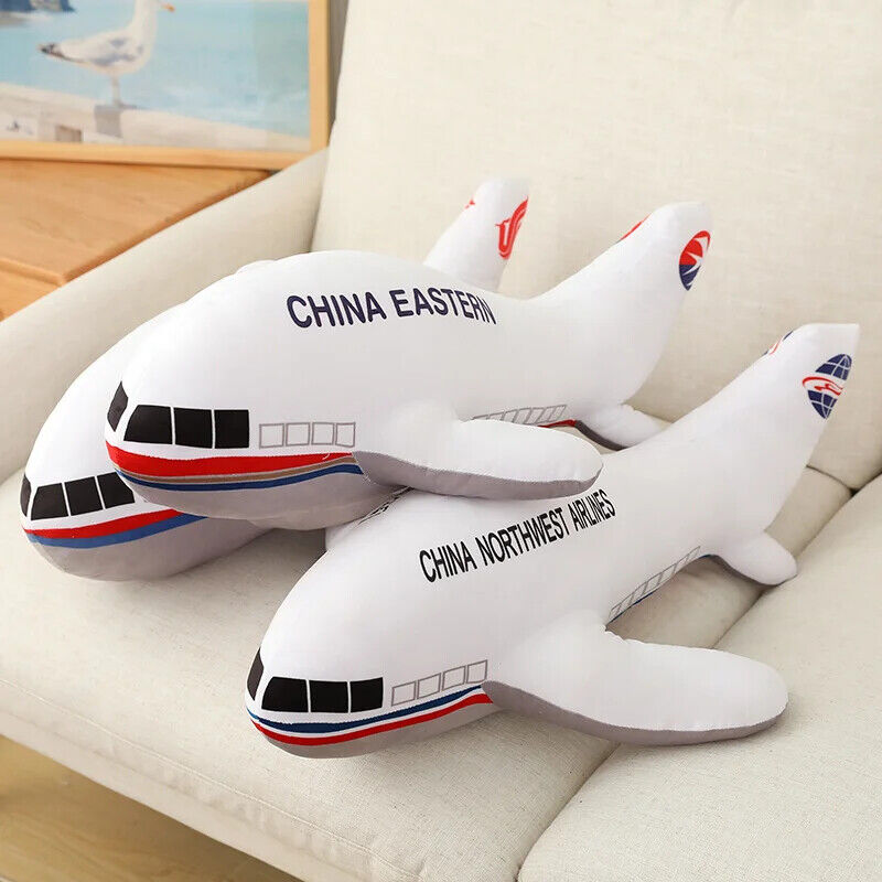 Flugzeug-Plüschkissen - Großes Kuscheltier 40/60/80cm