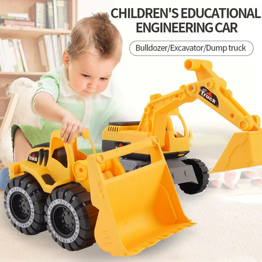 HABO Bagger Muldenkipper Modell Spielzeug – Engineering Fahrzeug Set