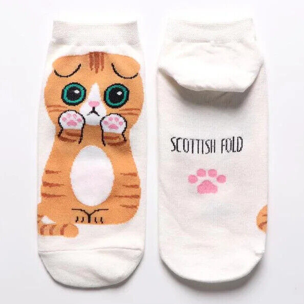 HABO Baumwoll Socken Katzen Bären Design lustige Socken atmungsaktiv Geschenk