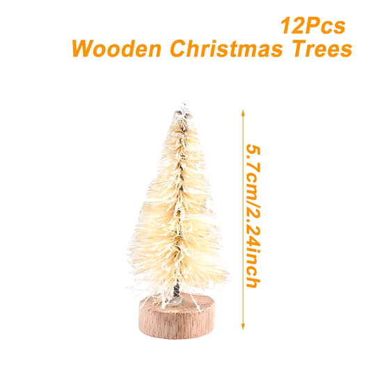 Künstlicher Mini-Weihnachtsbaum Aus Holz Dekoration Weihnachten Tischdekoration