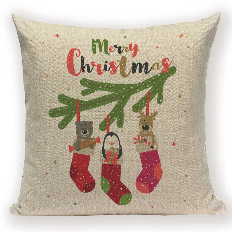 Weihnachtliche Kissenbezüge Weihnachtsdekorationen Kissen Christmas Geschenk