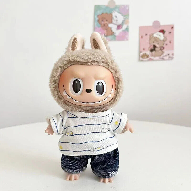 Nette Mini Plüsch Puppe Kleidung Outfit Zubehör für Idolpuppen