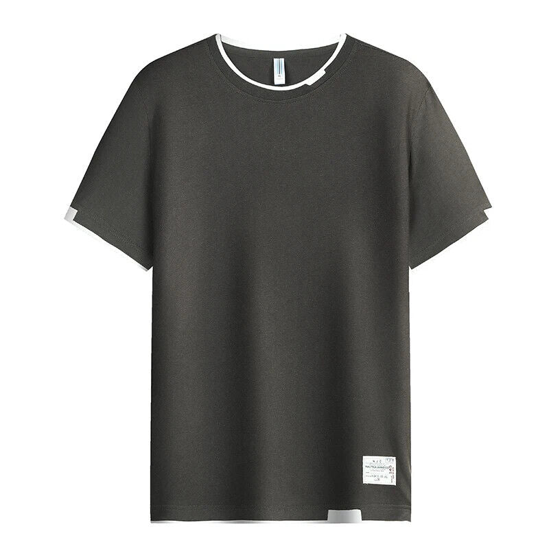 HABO Casual T-Shirt für Männer –  Baumwolle, Atmungsaktiv & Mode, Kurzarm Design