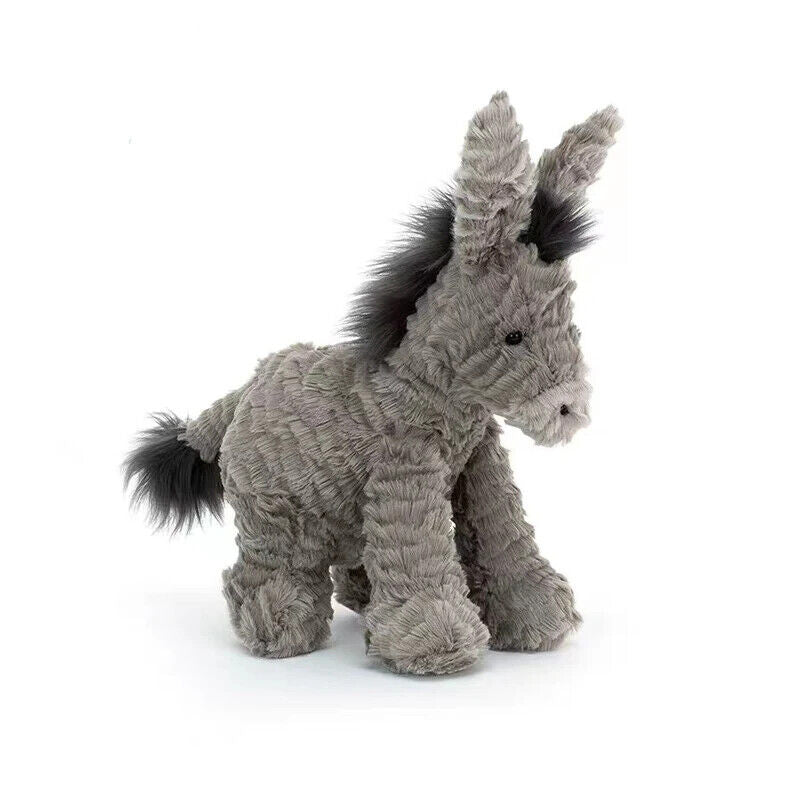 HABO 23/40/60Cm Esel Plüschtier Kuscheltier Geschenk Niedlich Kinder Grau Plüsch