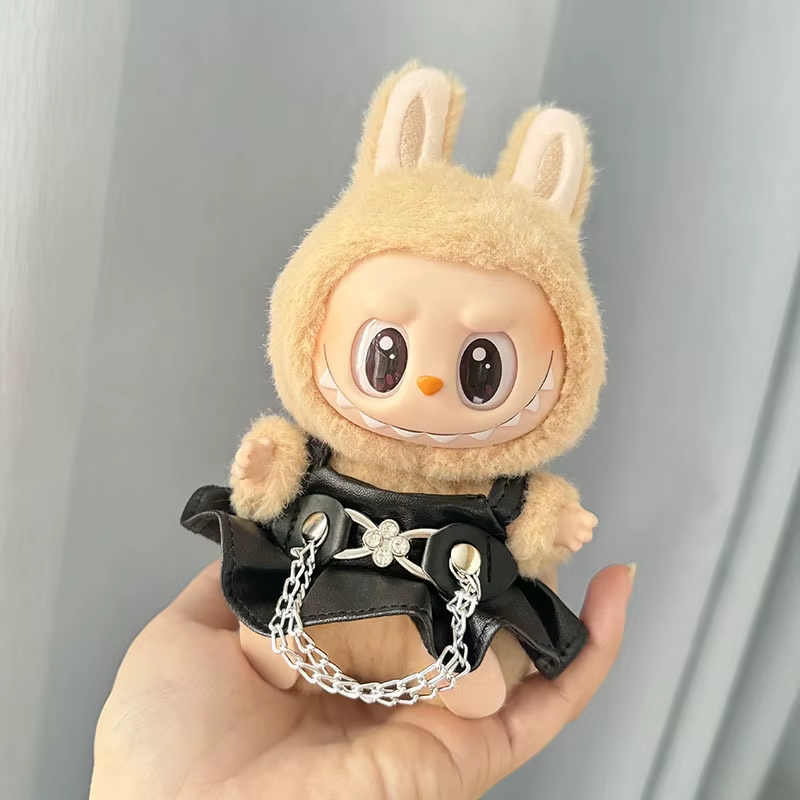 Mini Plüsch Puppe Kleidung Outfit Geschenk für Mädchen 