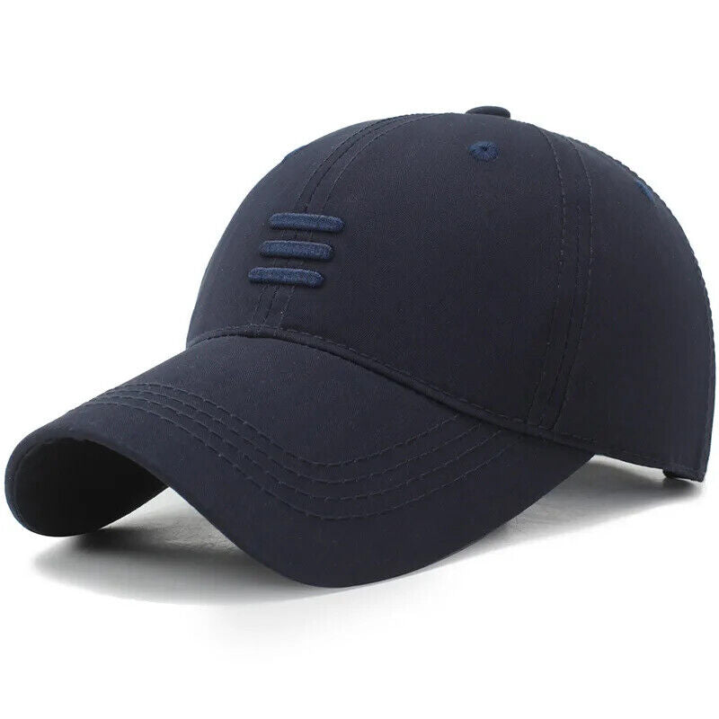 HABO Baseball Mütze mit Horizontalen Linien Hut für Frühling und Herbst
