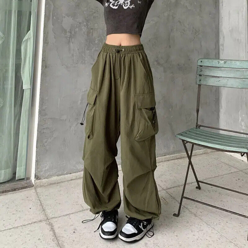 Lässige Jogger Hose Haushose Frauen Baggy Hose Streetwear Oversize Jogginghose