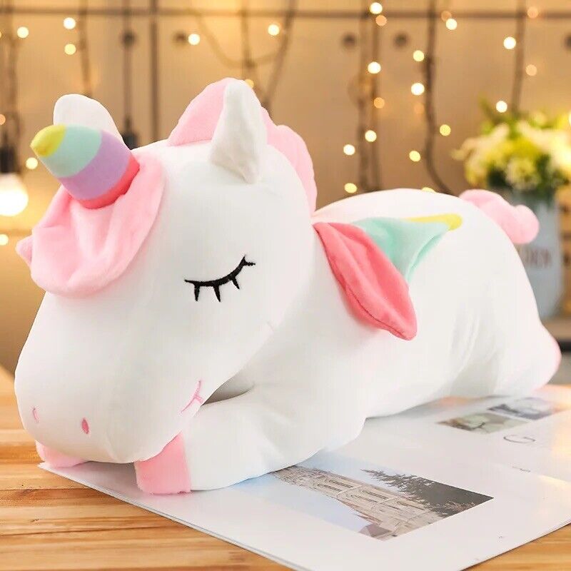 Einhorn Plüschtier Kawaii 100cm Riesig Party Stofftier Kinder Geschenk