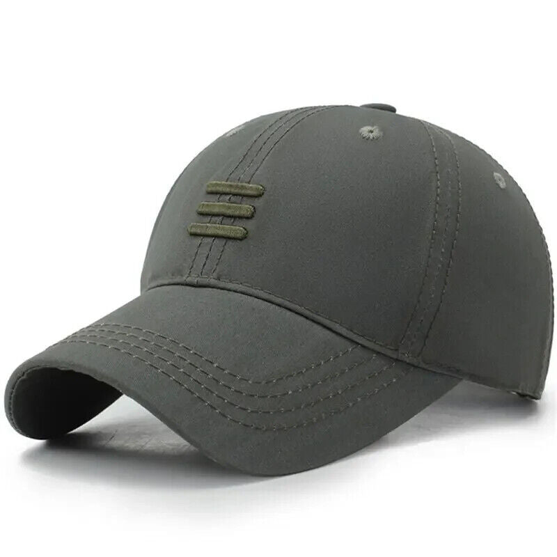 HABO Baseball Mütze mit Horizontalen Linien Hut für Frühling und Herbst