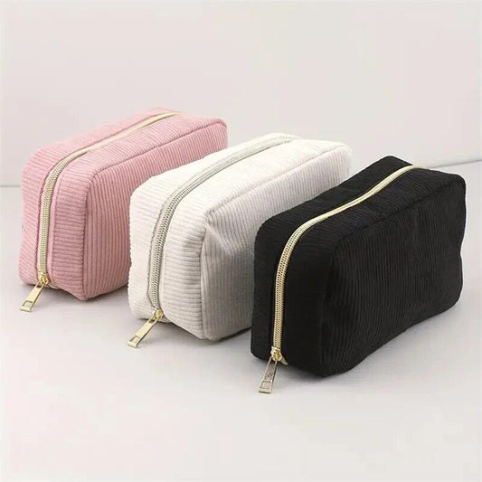 HABO Cord Kosmetik Beutel Make Up Waschtasche Kultur Tasche Geldbörse Frauen