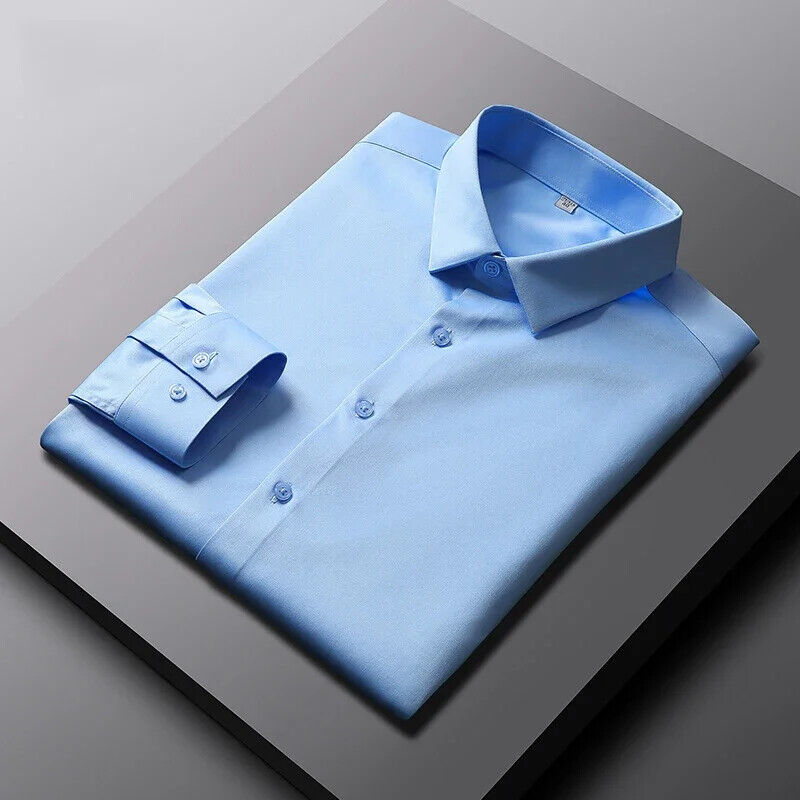 Business Hemden Business Casual Lang Arm Hemd Herren Antifalten Material premium