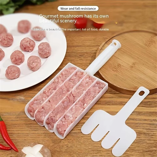 HABO Vierfach Reis Fleisch Knödel – Löffel für Fleischbällchen Haushaltsgerät