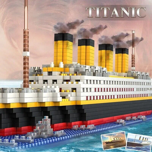 HABO Titanic Schiff 1860 Teile Bausteine Spielzeug Kinder Bricks