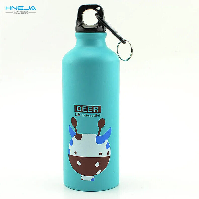 Wasserflasche aus Aluminium mit niedlichem Tier Design für Kinder 500Ml Schule